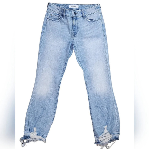 DL1961 Lara Instasculpt Cropped Flare Jeans - Picture 9 of 9